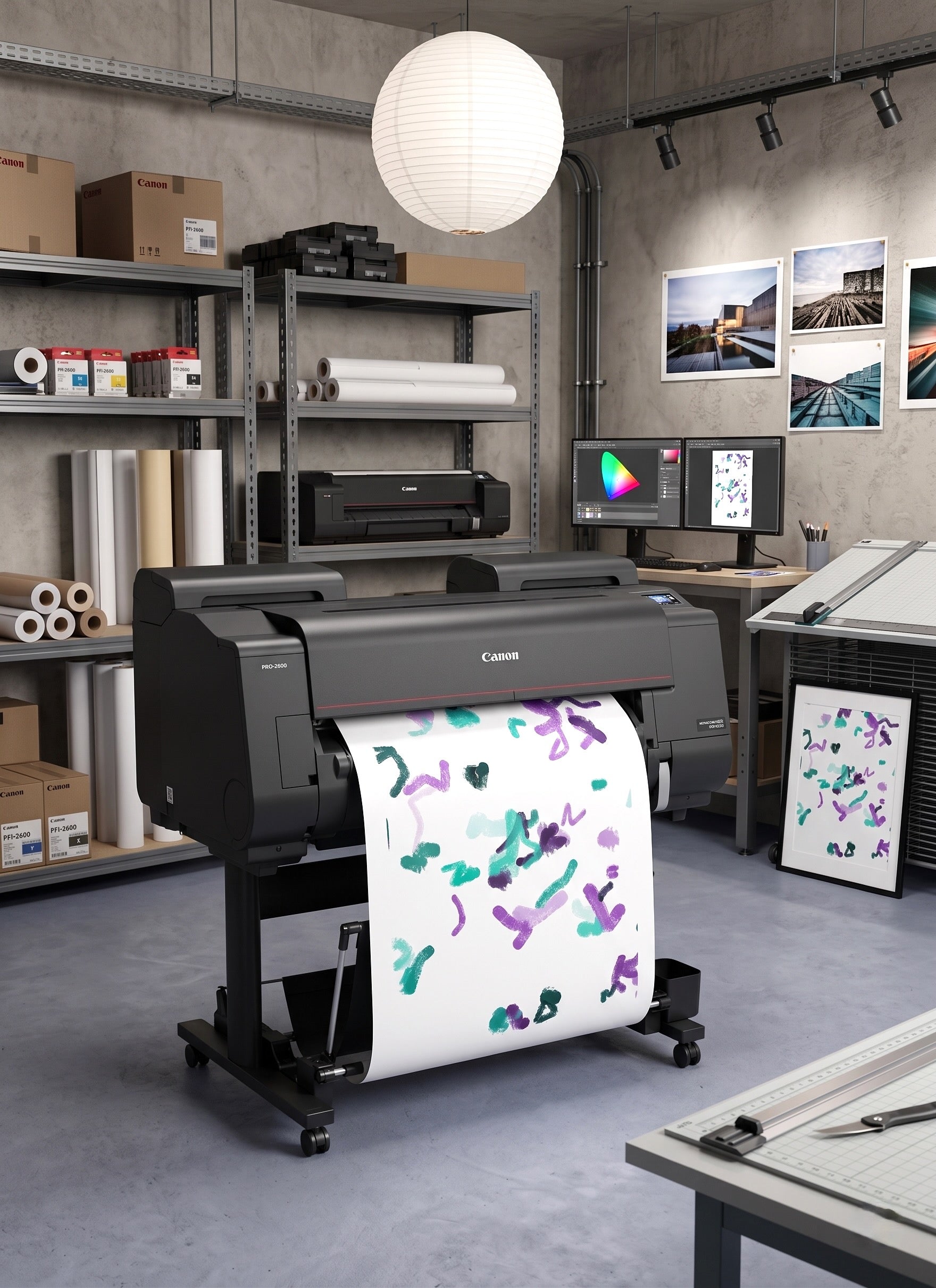 Atelier d'impression Canon Prograf Pro 2600